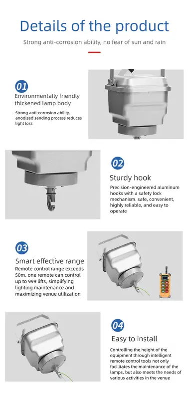 High end high bay light lift H-G1